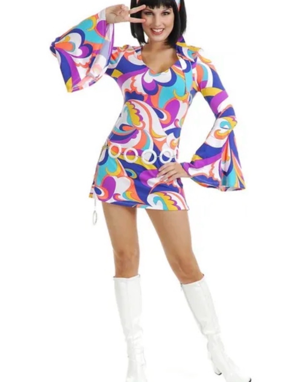 Go go girl 1970s costume
